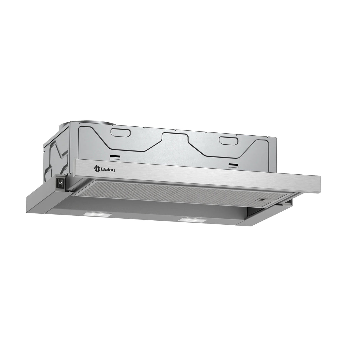 Campana telescópica Balay 3BT264MXA de 60 cm, gris metalizado y LED