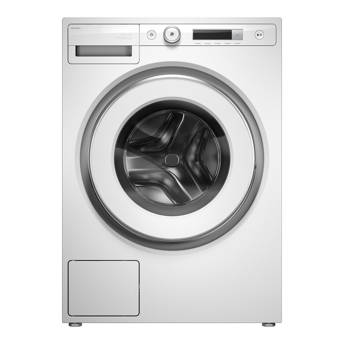Lavadora Asko 10,5 Kg /1.600 rpm, 4 Amortiguadores, Dosificación Automática - W31056RLW - Blanco