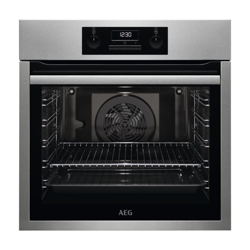 Horno multifunción AEG BES331111M de 72 l con Aqua Clean e inox antihuellas